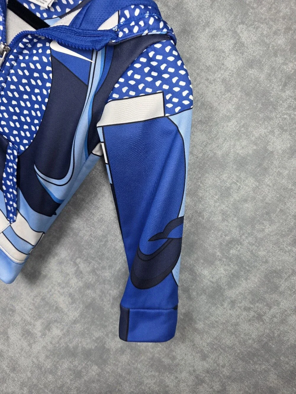 Nike Therma-FIT Toddler Full Zip Hoodie Jacket Blue Graphic 24M